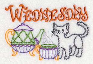 Creepy Tea on Wednesday (Vintage)