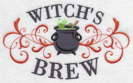 Witch's Brew Cauldron and Filigree