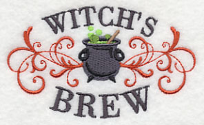 Witch's Brew Cauldron and Filigree