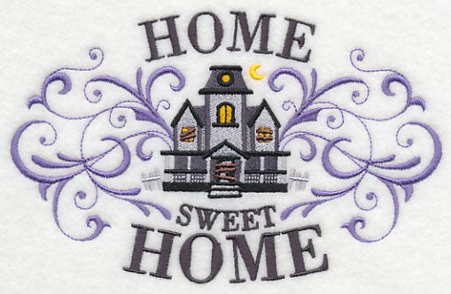 Home Sweet Haunted Home with Filigree