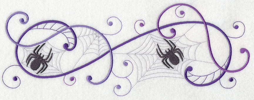 Spooky Spider Potpourri Border