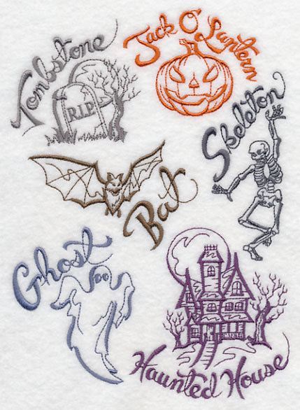 Creepy Halloween Collage