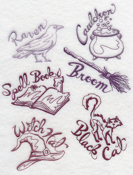 Witchy Halloween Collage