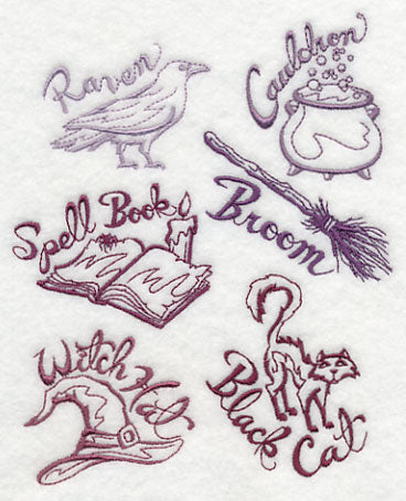 Witchy Halloween Collage