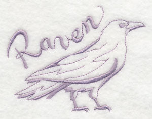 Witchy Halloween Raven