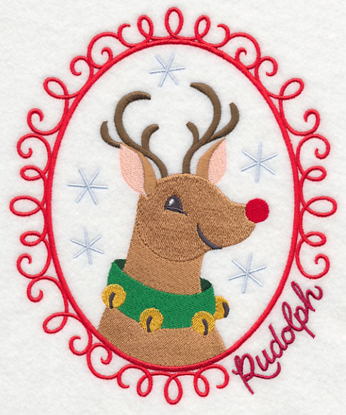 Christmas Cameo - Rudolph