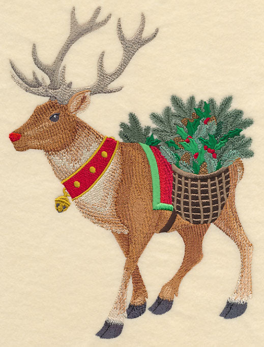 Wreathed in Christmas Smiles - Rudolph