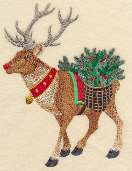 Wreathed in Christmas Smiles - Rudolph