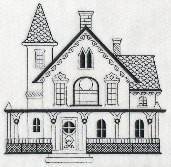 Victorian Dashwood House (Blackwork)