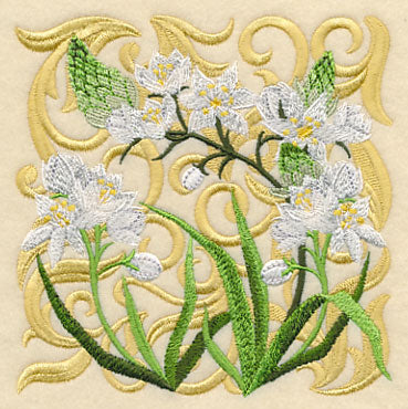 Blooming Star of Bethlehem Square