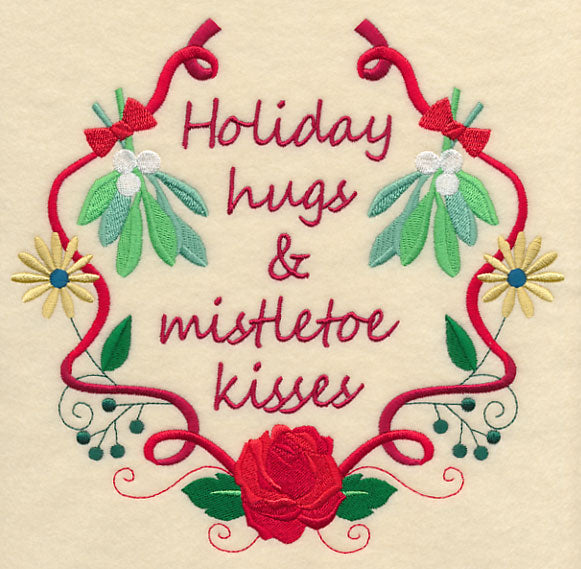 Mistletoe Kisses Wreath