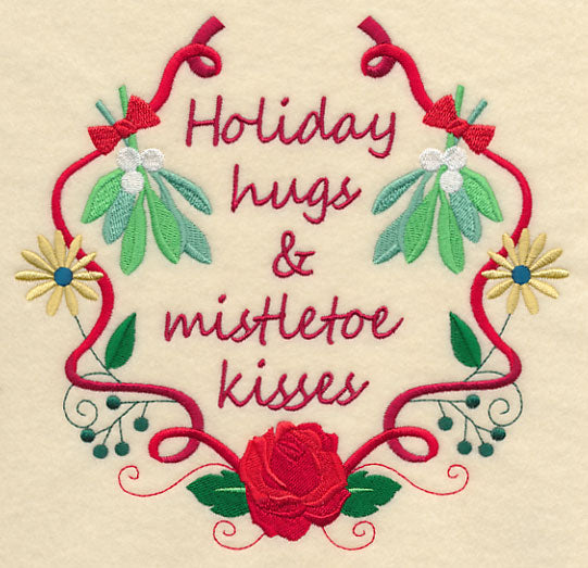 Mistletoe Kisses Wreath
