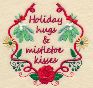 Mistletoe Kisses Wreath
