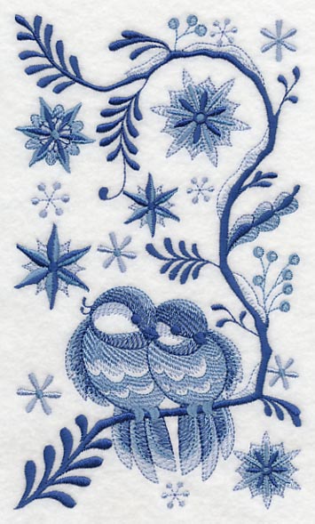 Delft Chickadees in Winter