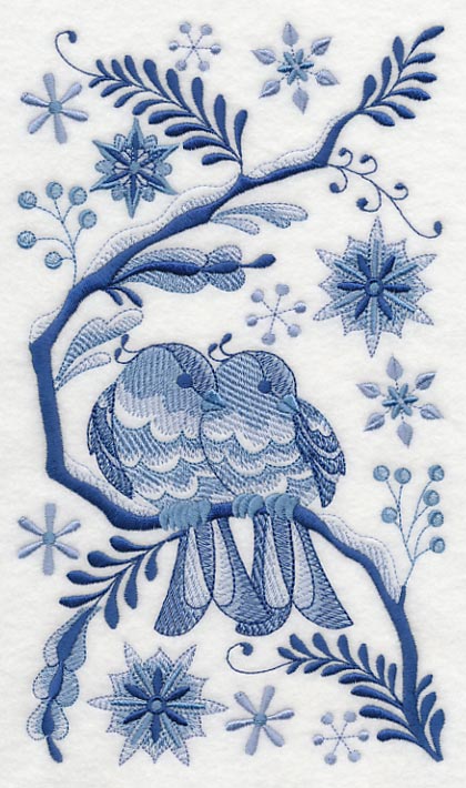 Delft Goldfinches in Winter