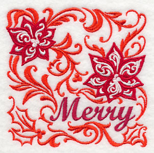 Merry Poinsettias in Full Bloom