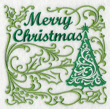 Merry Christmas with Festive Filigree