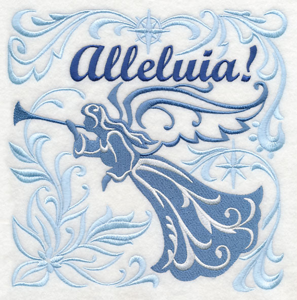 Alleluia Angel with Festive Filigree