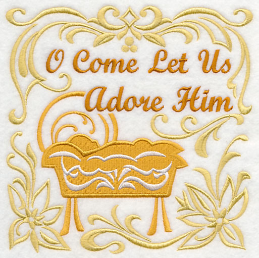 O Come Let Us Adore Him with Manger