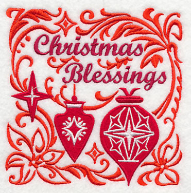 Christmas Blessings with Festive Filigree