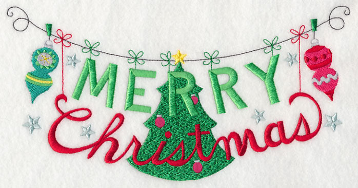 Merry Christmas Clothesline