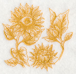 Sunflower Botanical (Toile)