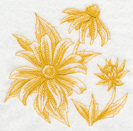 Black-Eyed Susan Botanical (Toile)