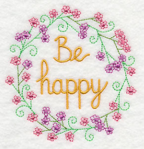 Be Happy Wreath