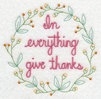 In Everything Give Thanks Wreath