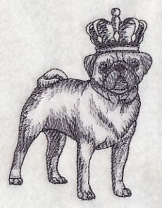 Pug in Crown