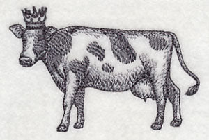 Cow in Crown