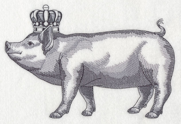 Pig in Crown