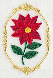 Poinsettia Cameo