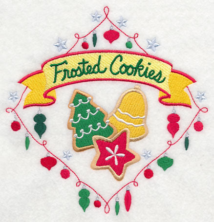 Sweet Christmas Frosted Cookies Diamond
