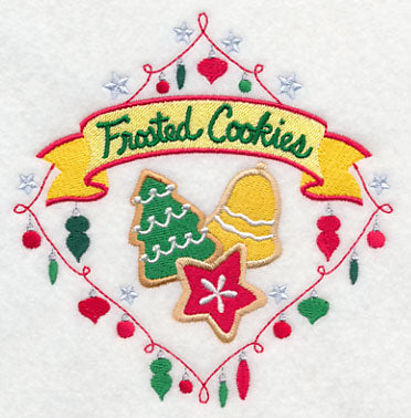 Sweet Christmas Frosted Cookies Diamond