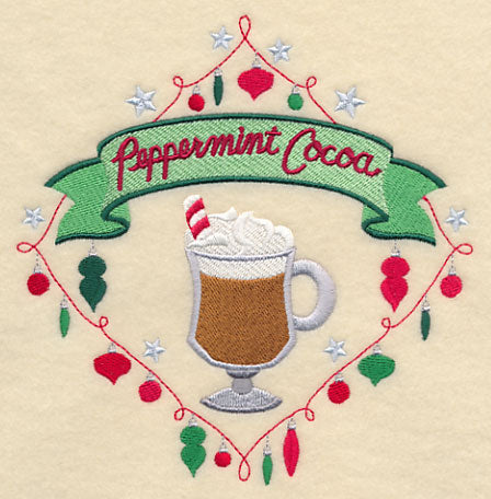 Sweet Christmas Peppermint Cocoa Diamond