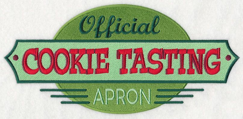 Official Cookie Tasting Apron