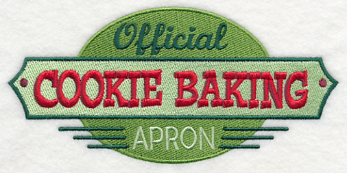 Official Cookie Baking Apron