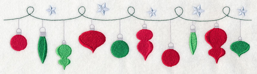 Sweet Christmas Ornament Border