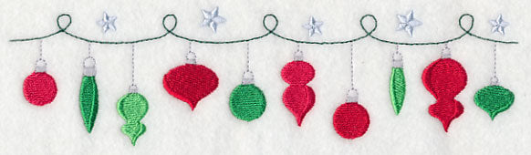 Sweet Christmas Ornament Border