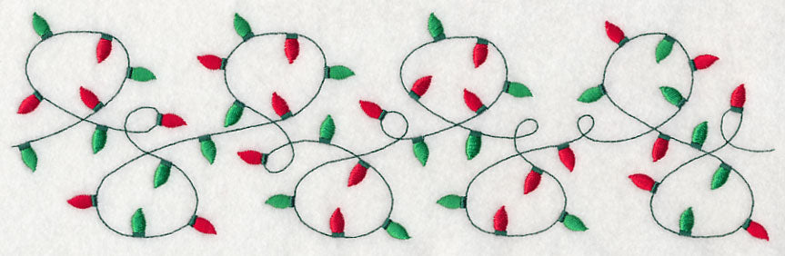 Sweet Christmas Lights Border