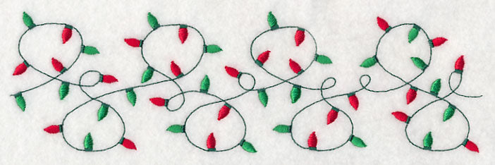 Sweet Christmas Lights Border