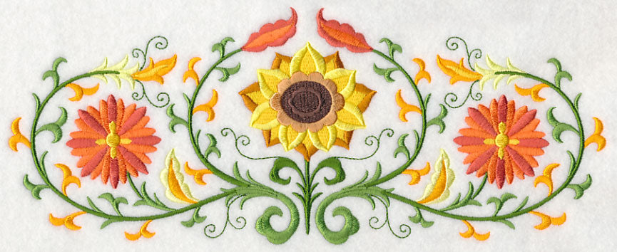 Suzani Fall Flower Trio