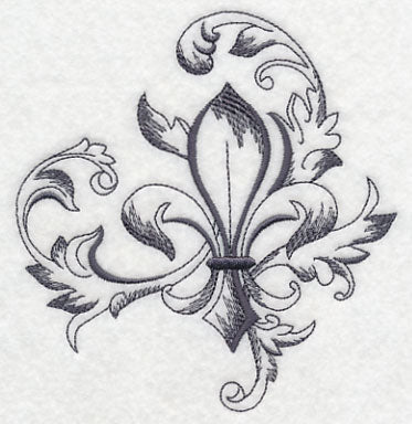 Baroque Fleur de Lis Flourish