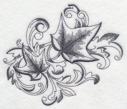 Baroque Ivy Flourish