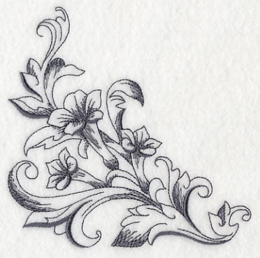 Baroque Trumpet Vine Corner