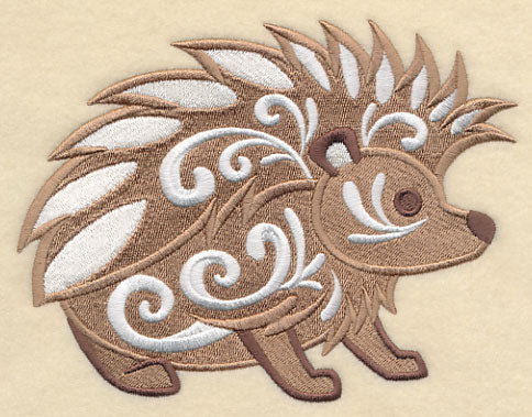 Hedgehog with Flourish