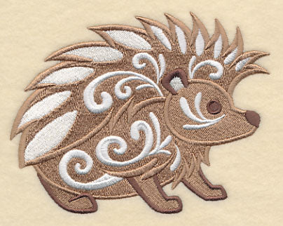 Hedgehog with Flourish