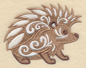 Hedgehog with Flourish