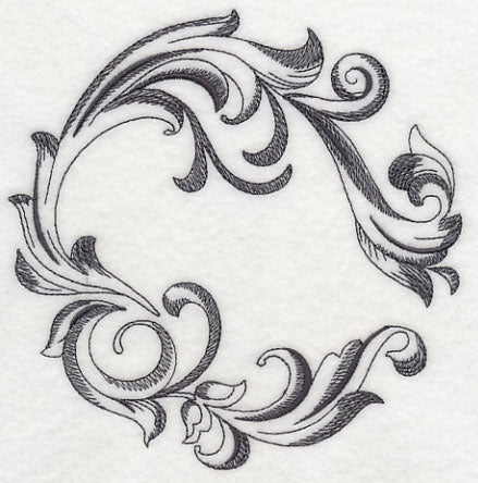 Baroque Circle Frame